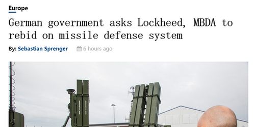 德國與美意聯合研發新型防空系統 將替換愛國者